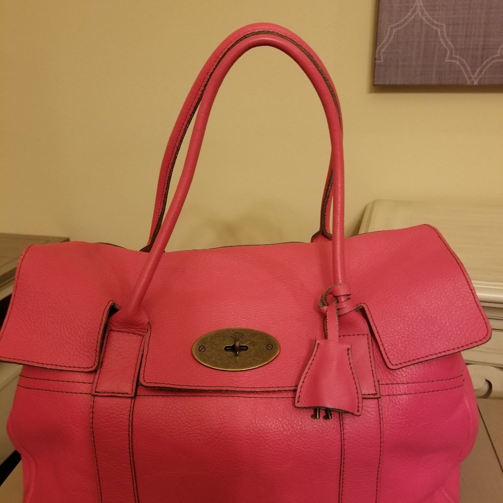 MULBERRY Bayswater Bag - Large, beautiful pink